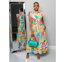 A Color Affair Midi Dress
