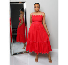 The Berry Delight Midi Dress