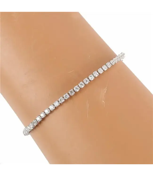 Keep It Precious Tennis Bracelet - Silver