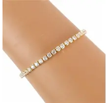 VIP Status Tennis Bracelet 3MM - Gold