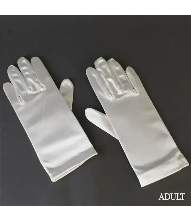 Satin Gloves - IVORY
