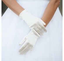 Satin Gloves - IVORY