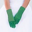 Satin Gloves - Green