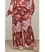 PLUS Cocoa Tropic Satin Pants