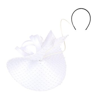 Extraordinary Elegance Fascinator - White