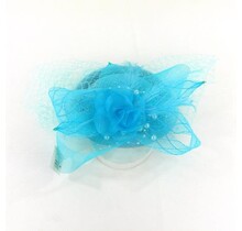 Here For Fashion Fascinator - Aqua