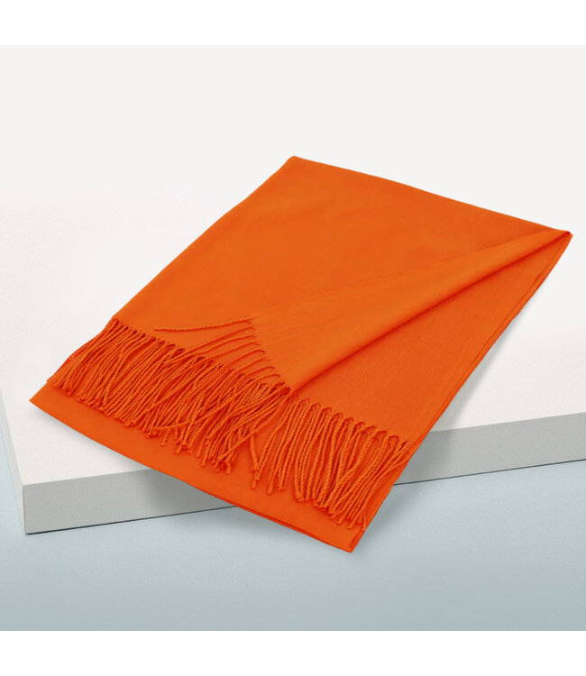 Orange Pashmina Scarf