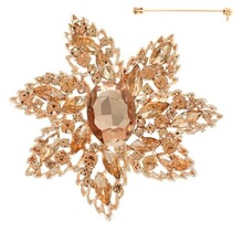 In Full Bloom Brooch - Rose Gold