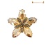 Farewell Floral Brooch - Topaz