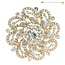 Bold Way Brooch - Gold