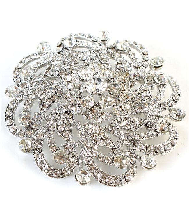 Bold Way Brooch - Silver