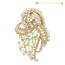 From The Heart Brooch - Gold Iridescent
