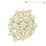 Bold Pearl Brooch - Gold