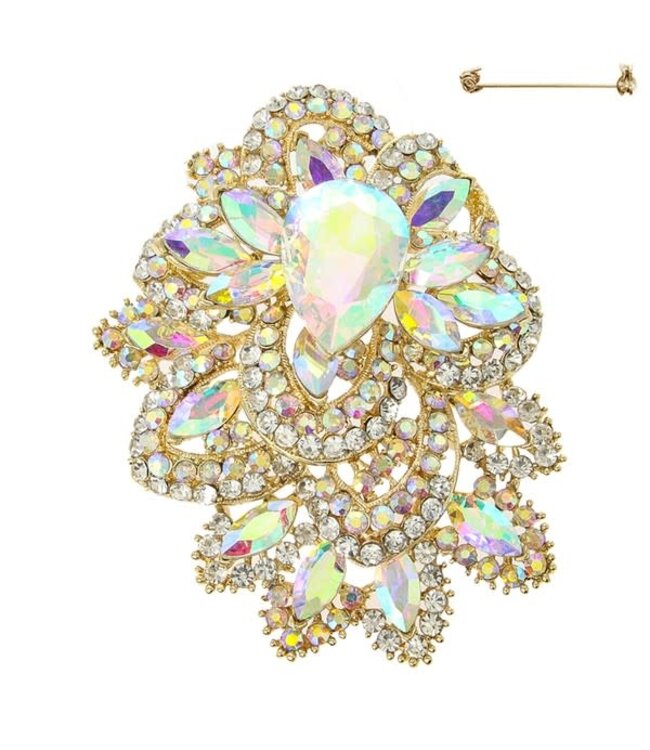 Capture This Brooch - Gold Iridescent