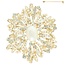 Eternal Beauty Brooch - Gold Pearl