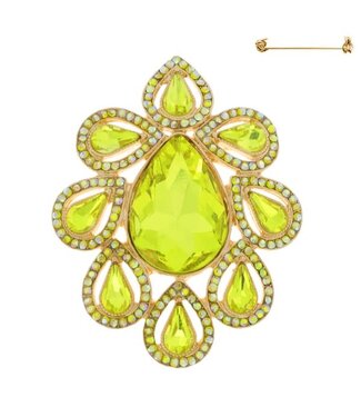 Simple Pleasures Brooch - Yellow