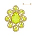Simple Pleasures Brooch - Yellow