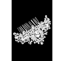 Royal Crown Hair Comb - Silver