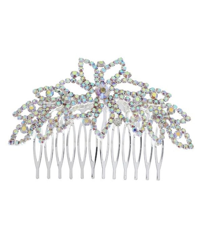 Luxe Beauty Hair Comb - Silver Iridescent