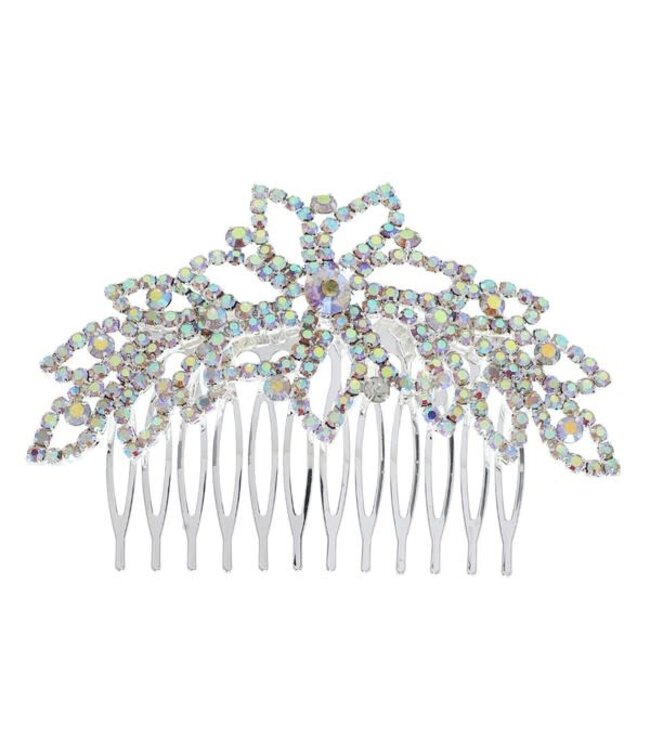 Luxe Beauty Hair Comb - Silver Iridescent