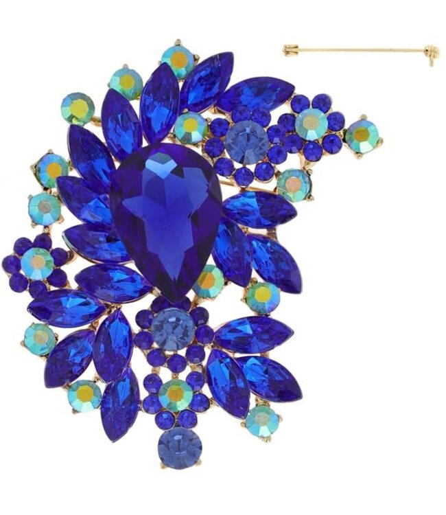 So Bold Brooch - Royal Blue
