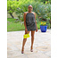 Flower Garden Romper - BLACK