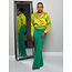 ABOUT THAT FLARE PANTS - KELLY GREEN