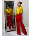 ABOUT THAT FLARE PANTS - RED
