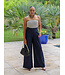Uptown Stripe Denim Jumpsuit