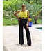 DOLCE BELTED FLARE PANTS