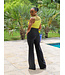 DOLCE BELTED FLARE PANTS