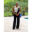 FIRST CLASS FINISH JUMPSUIT - BLACK/WHITE