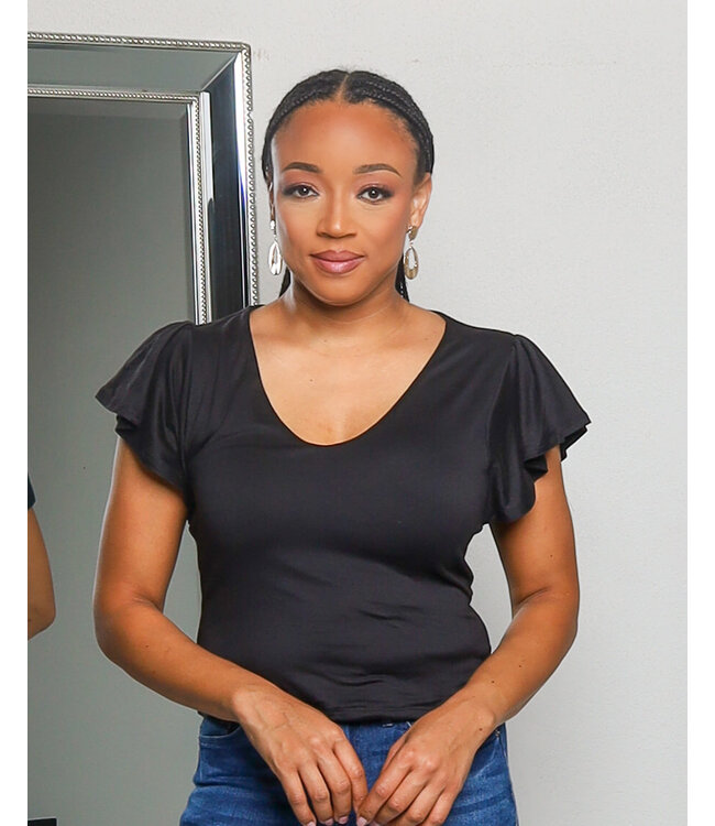 KEEP IT BASIC TOP BLACK