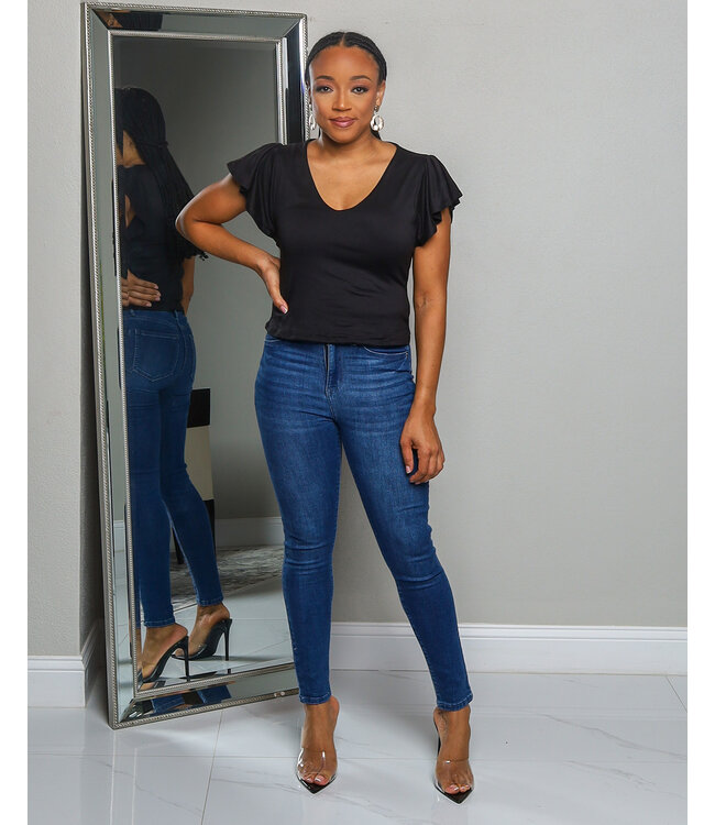 KEEP IT BASIC TOP BLACK