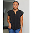 FLUTTER AWAY TOP BLACK
