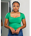 SO SWEET CROP TOP  GREEN