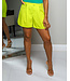 JUST GO WITH IT SHORTS LIME