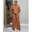 ON DEMAND PANT SET CAMEL