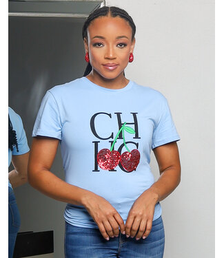 CHIC CHERRY GRAPHIC T-SHIRT