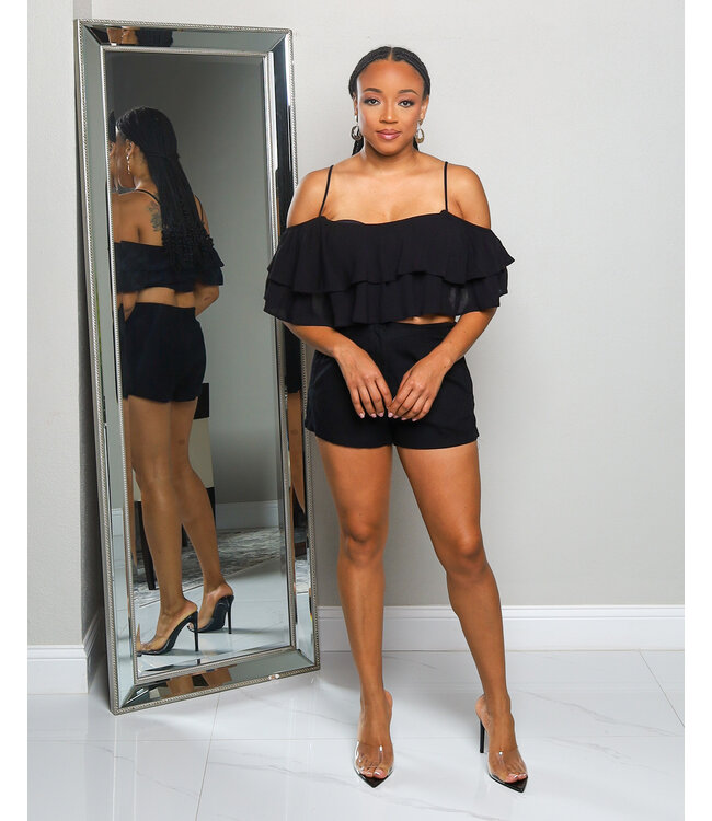 HEY SHORTY SHORTS BLACK