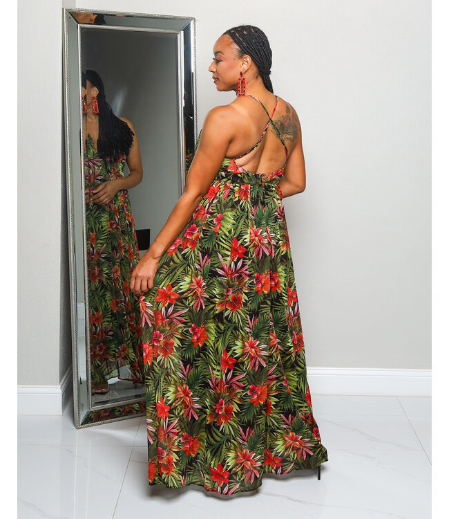 NIGHTS IN THE TROPICS MAXI DRESS