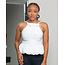 STAY CUTE BOW PEPLUM TOP