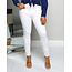 KICK IT WITH ME HIGH RISE SKINNY JEANS - IVORY