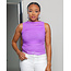 BENEATH THE LAYERS MESH TOP BRIGHT PURPLE