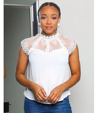BENEATH THE LACE TOP WHITE