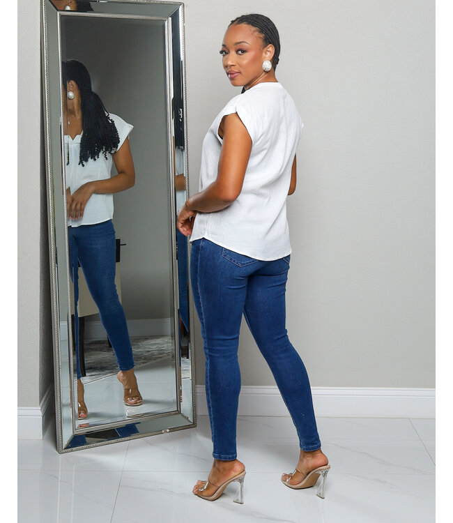 JUST RIGHT WOVEN TOP