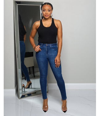 NO FUSS COTTON BODYSUIT - BLACK