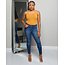 NO FUSS COTTON BODYSUIT - GOLDEN MUSTARD