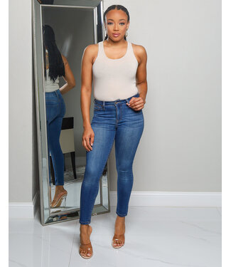 NO FUSS COTTON BODYSUIT - SAND BEIGE