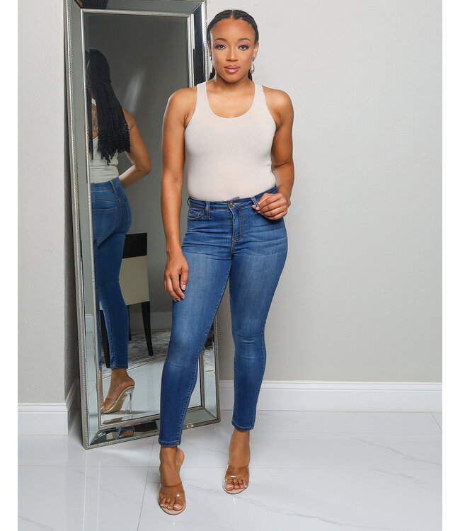 NO FUSS COTTON BODYSUIT - SAND BEIGE